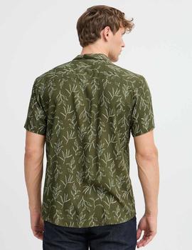 Camisa Blend M/C Flores militar