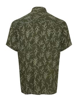 Camisa Blend M/C Flores militar