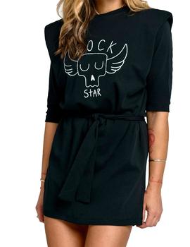 Vestido Aire Retro Rock Star negro